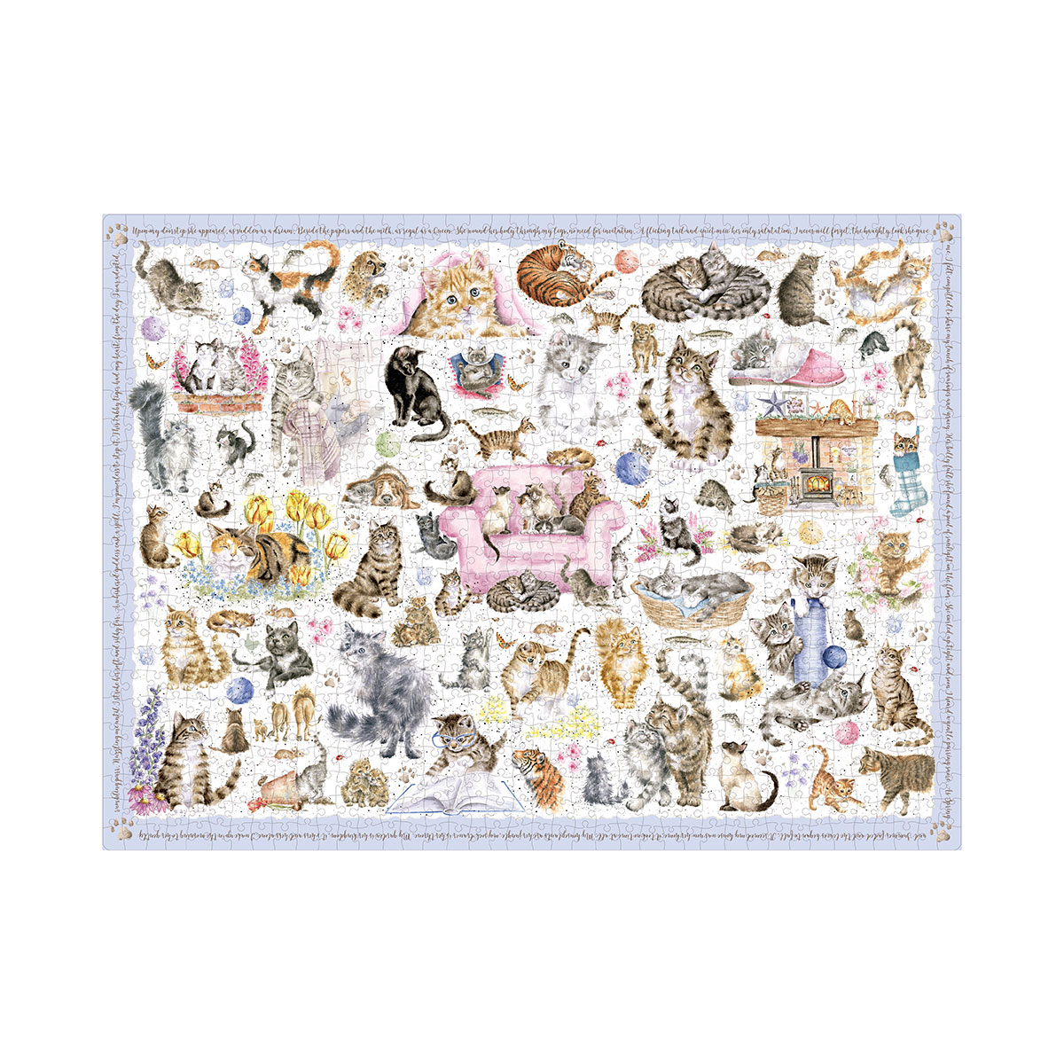 Feline Friends Cat Puzzle