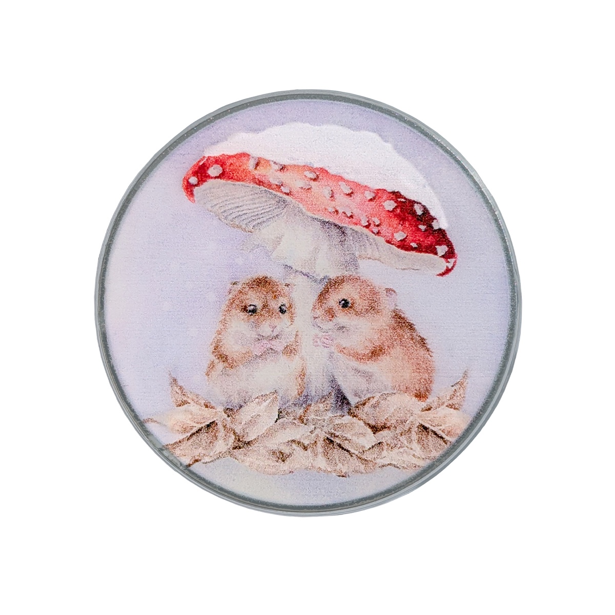'Mushroom at the Inn' Mouse Needle Minder 'Mushroom at the Inn' Mouse Needle Minder