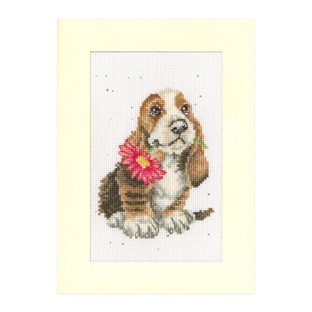 Basset Hound cross stitch