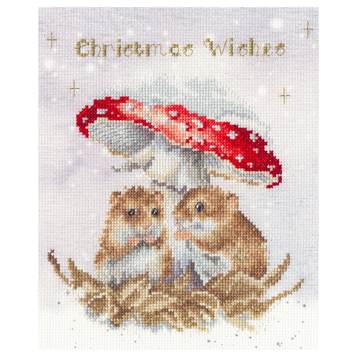 'Mushroom at the Inn' Mouse Cross Stitch