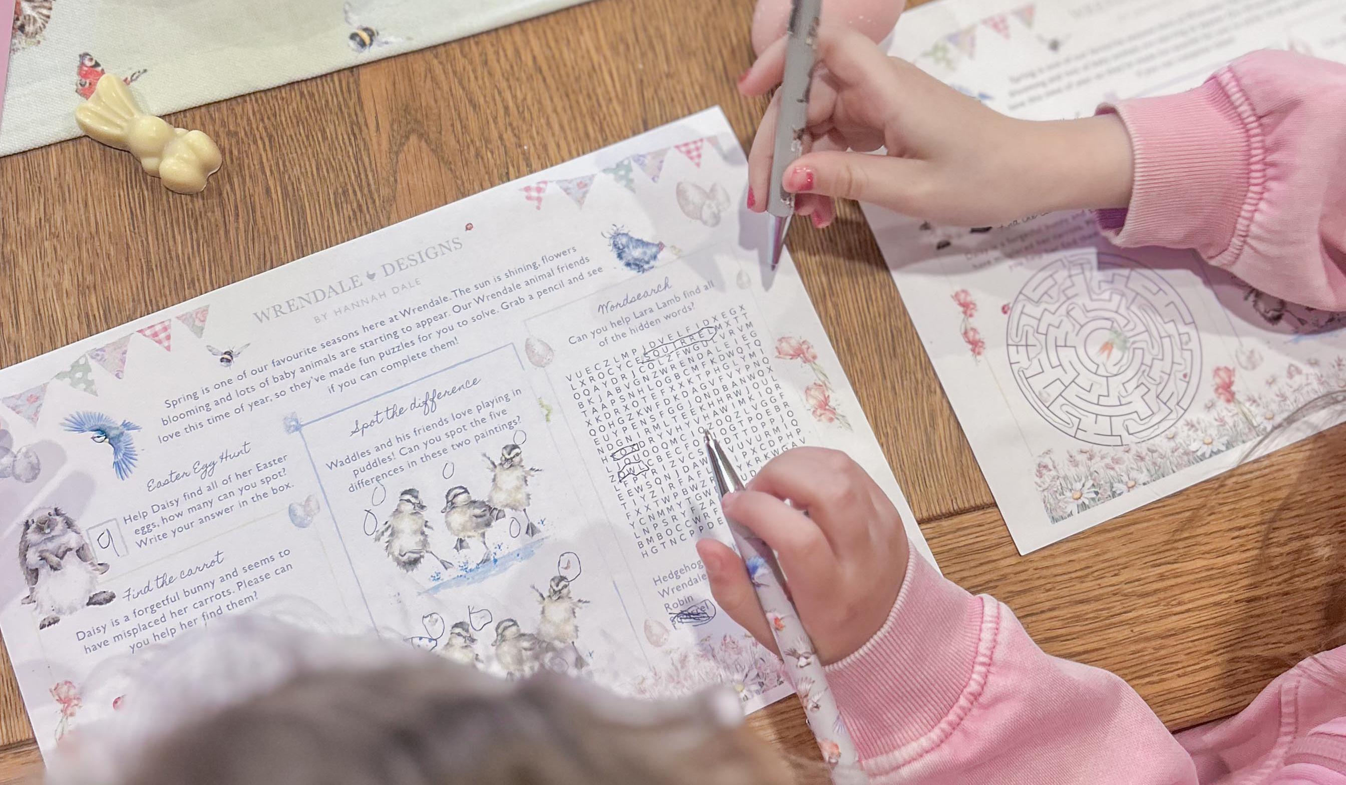 Hop into Easter fun with our Wrendale activity sheet for Kids