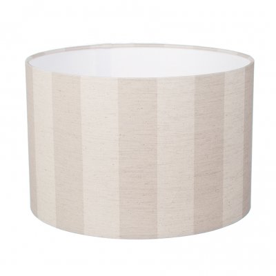 Large Brown Striped Lampshade