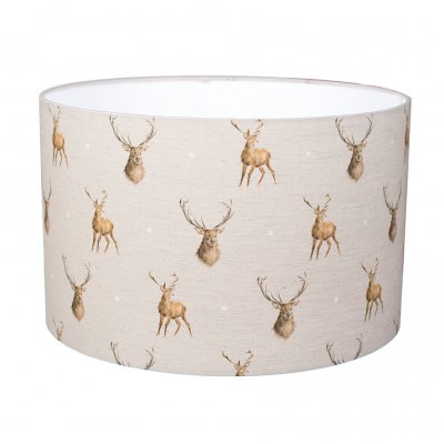 Large stag design lampshade