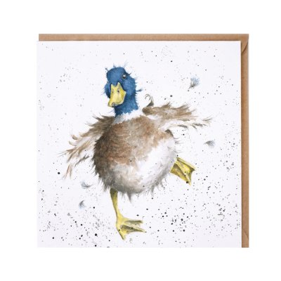'A Waddle and a Quack' duck card
