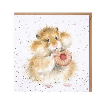 'The Diet Starts Tomorrow' hamster card