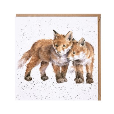 'Sibling Love' fox card