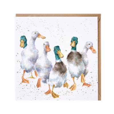 'Quackers' duck card