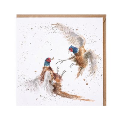 'The Winner Takes it All' pheasant card