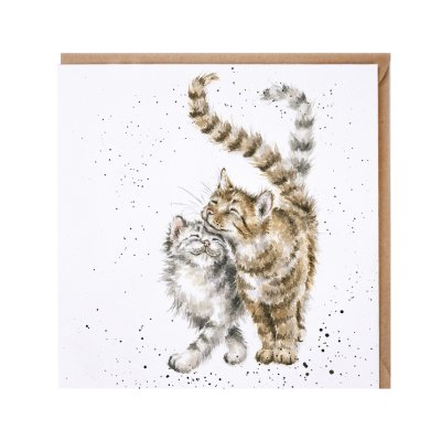 'Feline Good' cat card