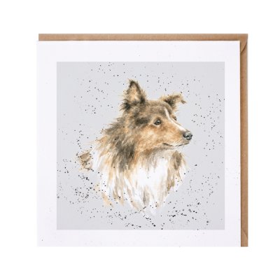 Scout dog greeting card