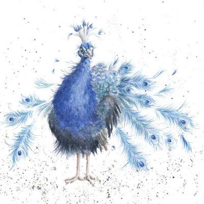 'Practically Perfect' peacock artwork print