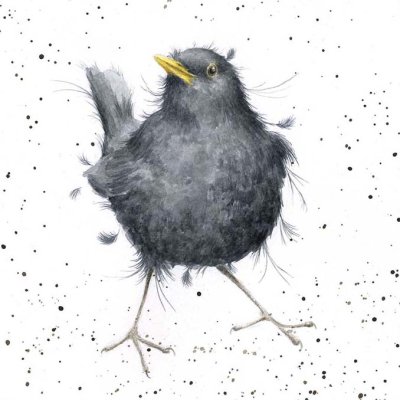 'Sing a Song of Sixpence' blackbird artwork print