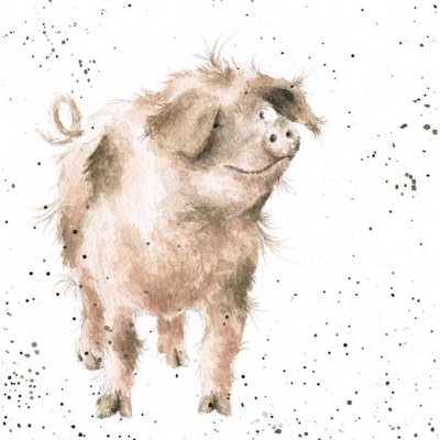 'Truffles and Trotters' pig artwork print