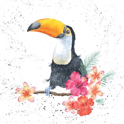 'Toucan of My Affection' toucan artwork print