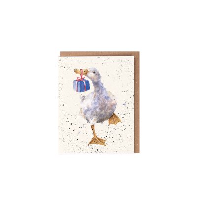 Duck mini Christmas card
