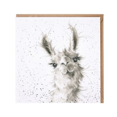 Llama greeting card