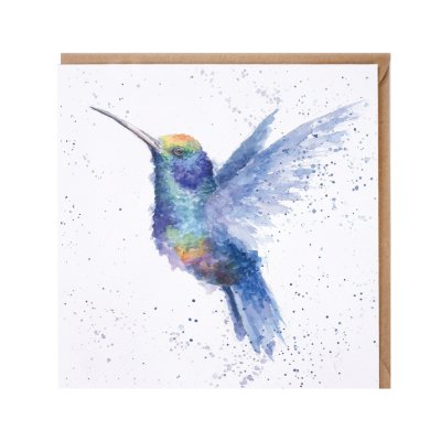 Hummingbird greeting card