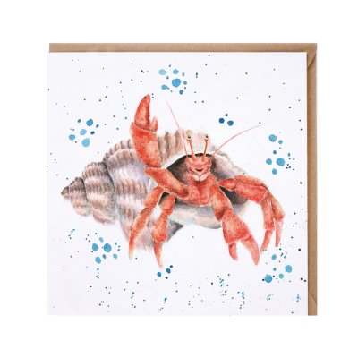 Crab greeting card