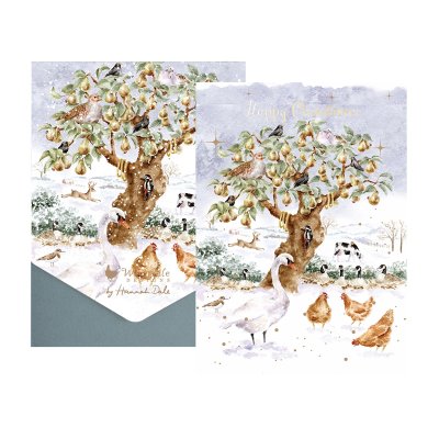'The Twelve Days for Christmas' animal Christmas Card Pack