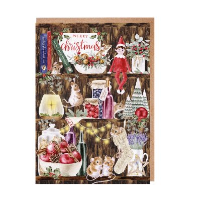 'The Christmas Pantry' Mouse Christmas Card Pack