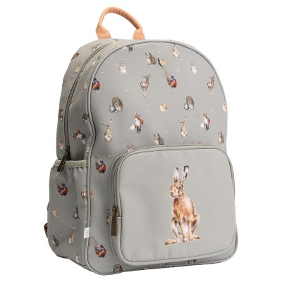Rucksack with woodland animal pattern