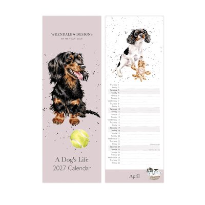 Dog slim 2027 calendar