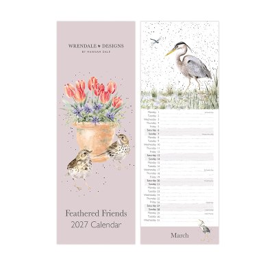 Bird Slim 2027 calendar