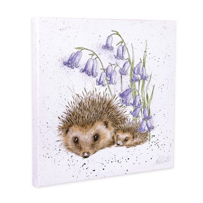Love and Hedgehugs hedgehog canvas print