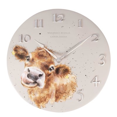 Cow wall clock
