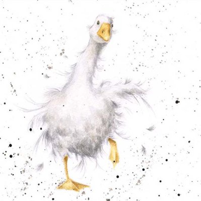 'Breakfast Time' goose artwork print