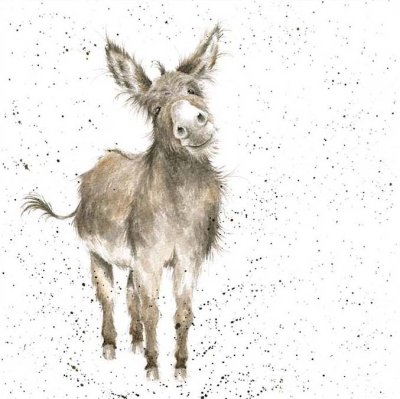 'Gentle Jack' donkey artwork print