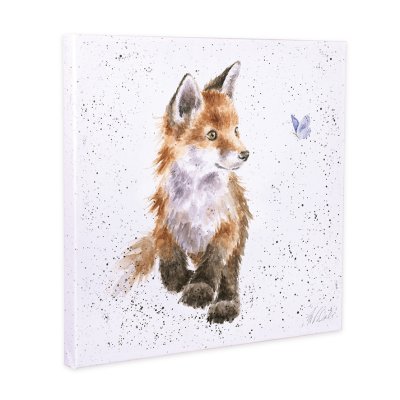 Born to be Wild fox canvas print