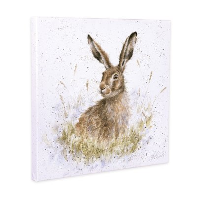 Into the Wild hare canvas print