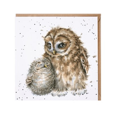 'Owl-ways By Your Side' owl card