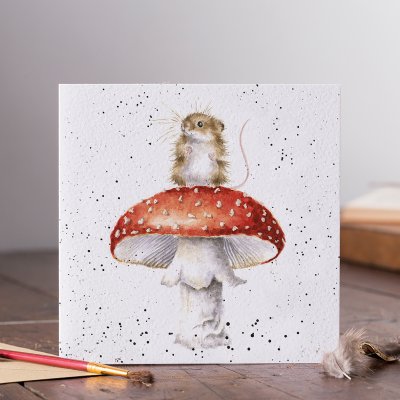 &#039;He&#039;s a Fun-Gi&#039; mouse card