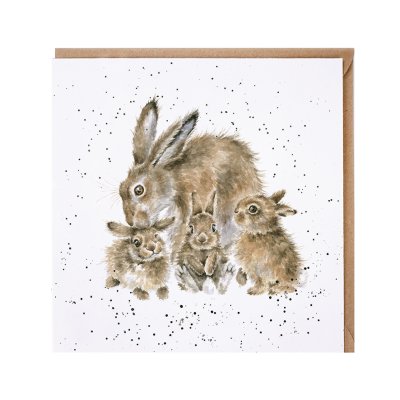 'Forever and Always' hare card