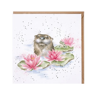 'Lily' otter card