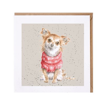 Chihuahua dog greeting card