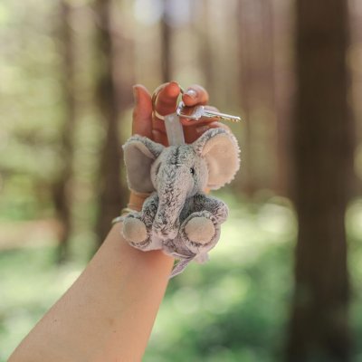 'Winnie' Elephant Plush Keyring