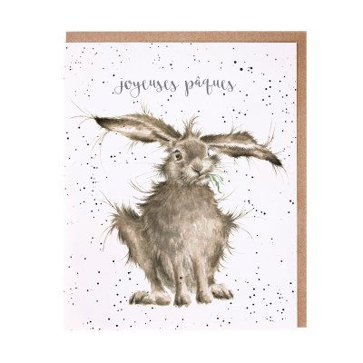 Hare French Greeting card