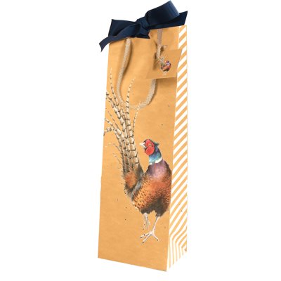 Ready for My Close Up pheasant bottle gift bag