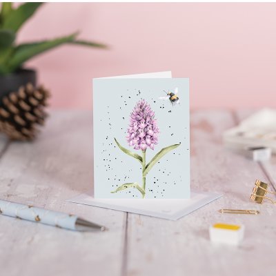 'The Marsh Orchid' Bee Mini Card