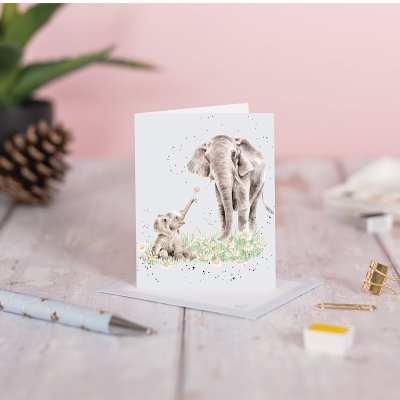 'Bloom and Grow' Elephant Mini Card