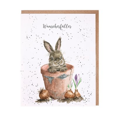 Rabbit German Card