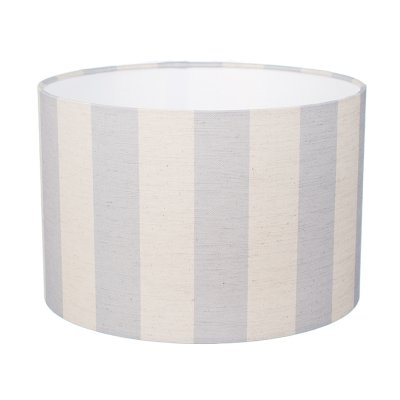 Blue striped lampshade