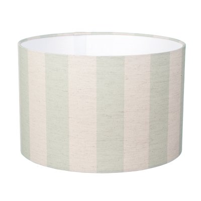 Green striped lampshade