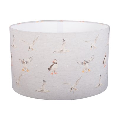 Puffin and Seagull lampshade