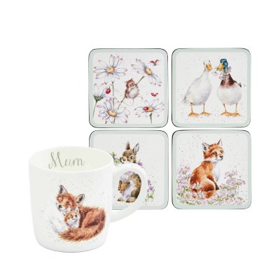 The Wildflower Mug & Coaster Gift Set 