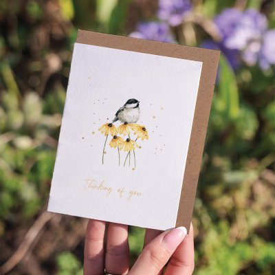 'My Sweet Chickadee' Bird Thinking Of You Little Sentiment Card