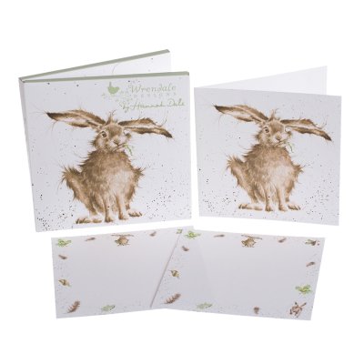 Hare notecard pack